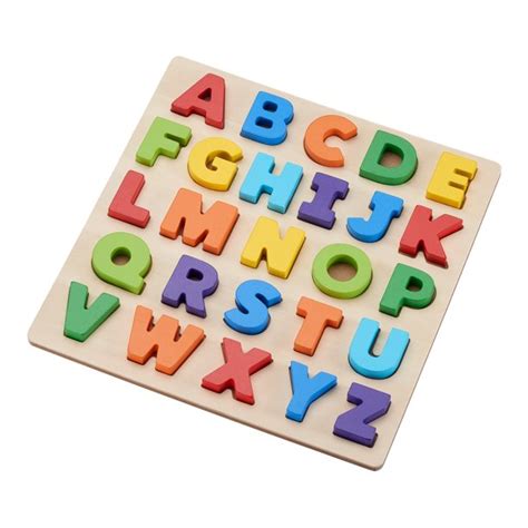 This colorful puzzle provides children with an introduction to . Spark. Create. Imagine. 3-D Wood Alphabet Puzzle Set, 26 ...