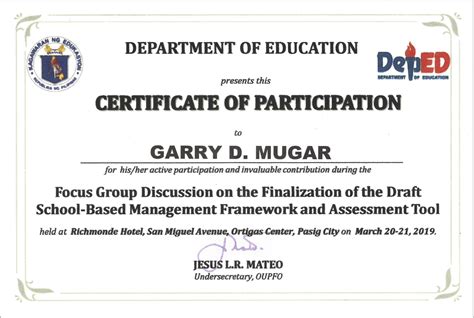 A certificate of recognition is a great way to recognize various contributions, including an employee or colleague, teacher or student. Deped Cert Of Recognition Template : Diploma Certificate ...