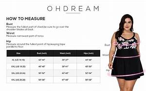 Amazon Com Ohdream Women 39 S Plus Size Swimdress Two Piece Print V Neck