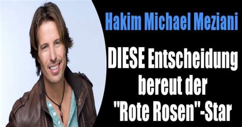 Aber was kommt dann im hause meziani auf den tisch? Hakim Michael Meziani privat: DIESE Entscheidung bereut ...