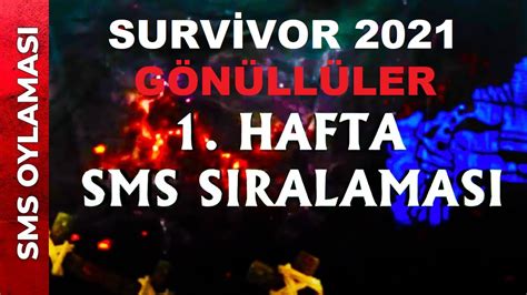 Peki ünlüler ve gönüllüler exxen survivor sms sonuçları! Survivor SMS sıralaması sonuçları Gönüllüler Exxen.com ...