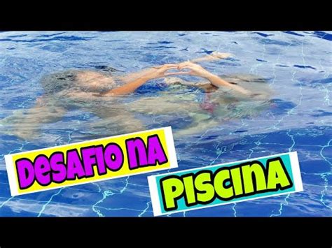 Pool challenge desafio brincando na piscina. Desafio na piscina - YouTube