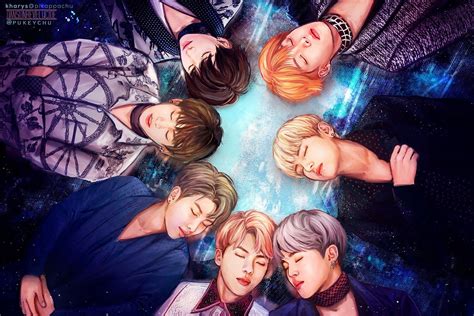 Tons of awesome bts anime wallpapers to download for free. kharys on | Bts chibi, Fan art und Bilder