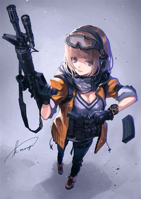 61 best anime gangster images anime anime guys hot anime. Girl with Guns Art - ID: 110946 - Art Abyss