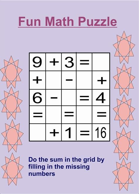 Math crossword puzzle # 3 associative property: Math Puzzles Image Quotes. QuotesGram … | Maths puzzles ...