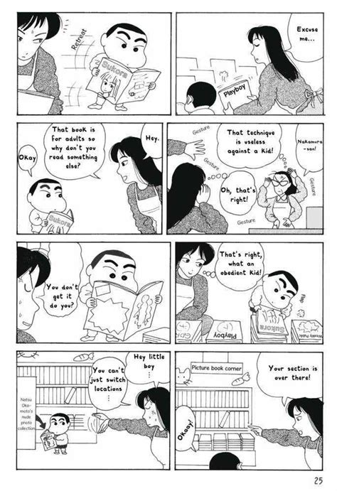 With the body of a child and the mind of an adult, shinchan is wreaking more havoc than any child before. Shin Chan, Episode 01 Chapter 7 - Crayon Shin Chan Manga ...