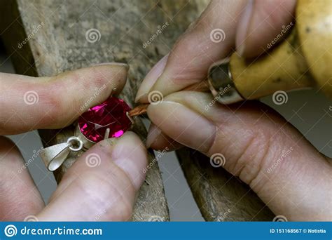 Crafting guide | smelting guide. Profession Jeweler. Craft Jewelry Making With Professional Tools. Stock Image - Image of ...