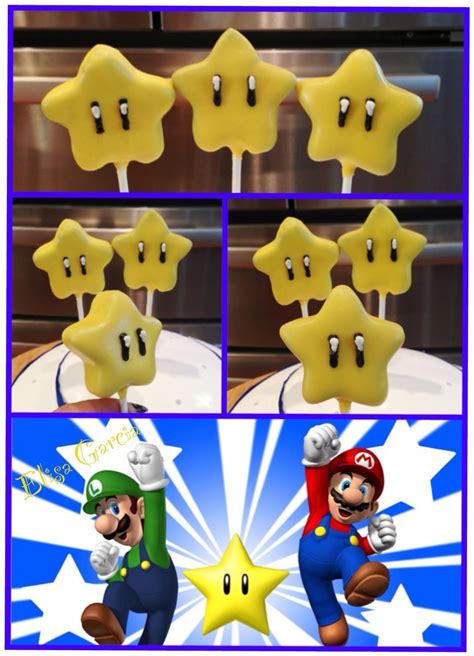 I'm not a pro, but i love baking as a hobby. Super Mario Bros STAR Cake Pop | Holiday cake pop, Cake pops