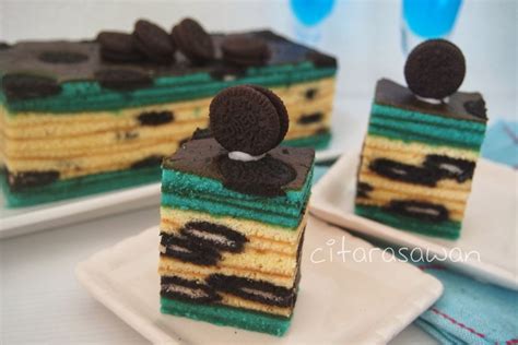 Untuk sesiapa yang nak cuba, sila tekadkan diri kalau kek tu tak jadi. Kek Lapis Keju Oreo ~ Resepi Terbaik