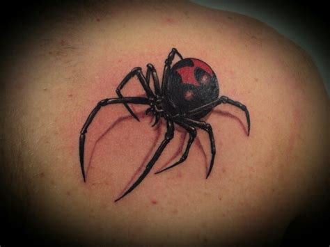 Caramel brown, bright yellow the black widow spider ring symbolizes energy and hatred. Spider Tattoos | Tattoo Ideas Center