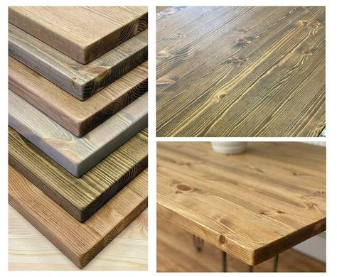 Create an affordable and beautiful craft or work. DIY // Solid Pine Table Top