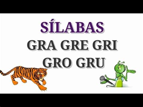 A letra g é o sétimo do alfabeto espanhol e o quinto das consoantes. SÍLABAS GRA GRE GRI GRO GRU| SÍLABAS COMPLEXAS ...