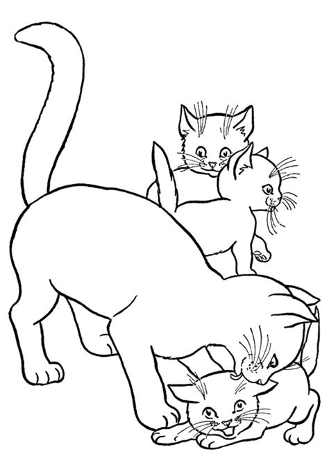 Realistic cat coloring pages printable at getdrawings com. Free Printable Kitten Coloring Pages For Kids - Best ...