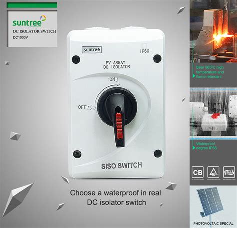 China 1000V PV DC Isolator Switch / PV Isolator / DC Switch - China Isolator Switch, Rotary Switch