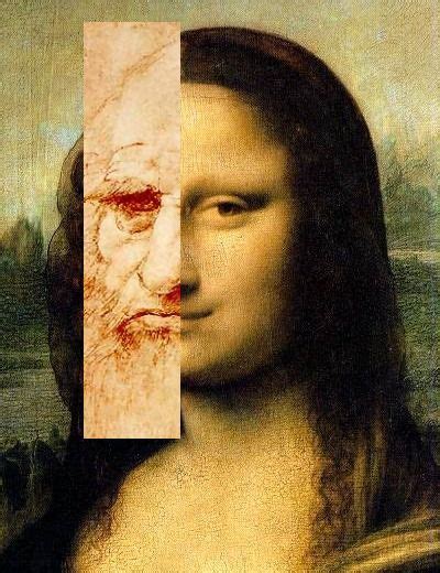 Leonardo da vinci self portrait painting. Mona Leo, a comparison of Leonardo da Vinci's self ...