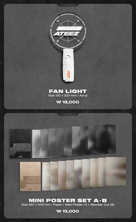 Finally, yg entertainment has revealed the official design of treasure's light stick. Ateez Fan Light For Sale - ATEEZ 2020