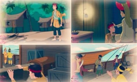 Penasaran dengan cerita rakyat malin kundang yang durhaka terhadap ibu kandungnya sendiri? Sketsa Gambar Cerita Malin Kundang - Doni Gambar