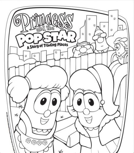 And you can freely use images for your personal blog! 20+ Free Printable Veggie Tales Coloring Pages ...