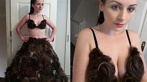 A weeklong investigation on the cut. Girl Makes a Pube Dress. no, really… a pubic hair dress ...