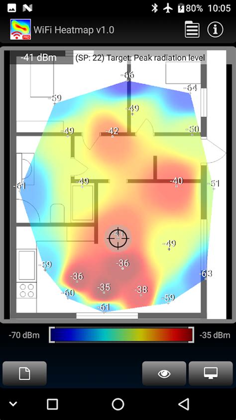 Using this app, you can diagnose the signal strength and keep a frequent check on the status of your wifi connection. APP WiFi Heatmap - Make a heatmap by just walking around ...