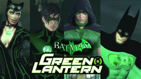 This video shows free roaming. SKIN; Batman; Arkham City; Green Lantern Pack - YouTube