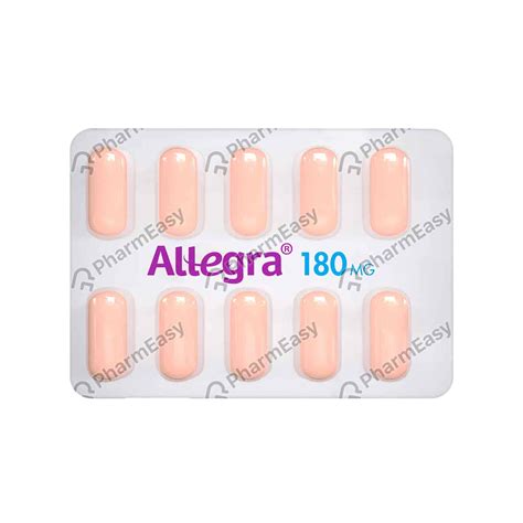 I just found out about them today. Allegra 180mg Tab - Uses, Side Effects, Dosage ...