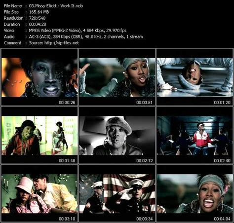 Missy is working it so good, she's losing control of her speech function. Missy Elliott - Work It - Download High-Quality Video(VOB)