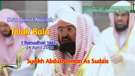 8.1 bagaimana jika imam tidak memakai. Doa Qunut Nazilah Syeikh Abdurrahman As Sudais || Imam ...