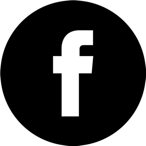 Download Facebook Black & White Icon, Facebook, Face, Book Png - Facebook Icon For Footer - Full ...