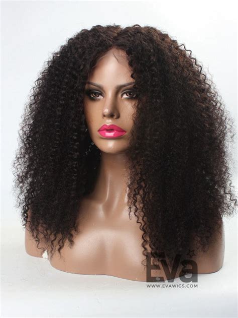 It is simple, completely invisible and giving all natural appearance. 3C Hair - 12"-22" Natural Afro Curly Human Hair Full Lace ...