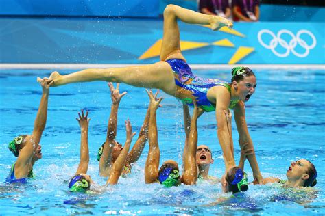 Featuring swimmers from australia, canada, china, great britain, usa, plus many other nations, these images are available for media to use as necessary. Olympics Day 14 - Synchronised Swimming - Zimbio