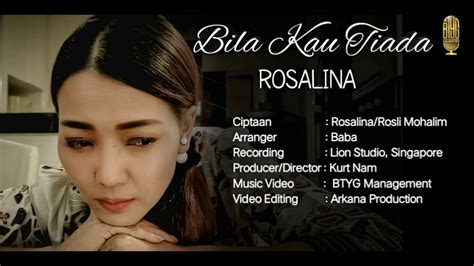 Kemudian dia pamit pulang dan mencium pipiku yang masih berbaring di aku bangkit dan duduk di sisi pembaringan. Bila Kau Tiada - Rosalina Musa (Official Music Video ...