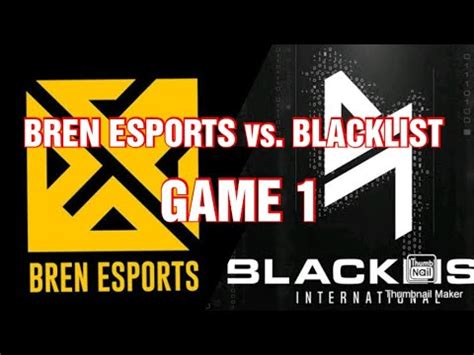 Bang bang professional league season 7 matchup in their bout against bren esports, thursday. Game1 - BREN ESPORTS vs. BLACKLIST INTL. | MPL PH Season 6 ...