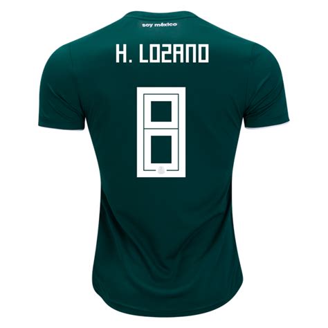 Hirving lozano is getting his european move. Hirving Lozano Mexico 2018 Home Jersey by adidas | 2018 ...