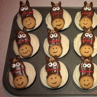 Oh god, after seeing this post these chocolate dipped butter cookies are all i am craving. Horse cupcakes. Nutter Butter cookies dipped in chocolate ...