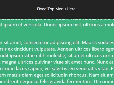 Top bars are beautiful looking lines at the top of a website. Fixed Position Top Menu Bar with jQuery and CSS3 - nagging ...