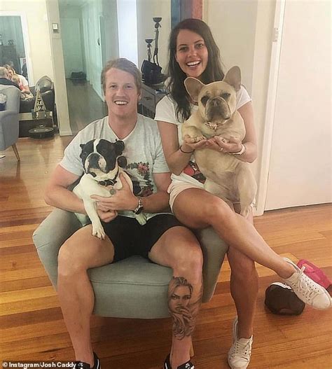 He had at least 1 relationship previously. Footy star gets a bizarre foot-long tattoo of an 'Insta ...