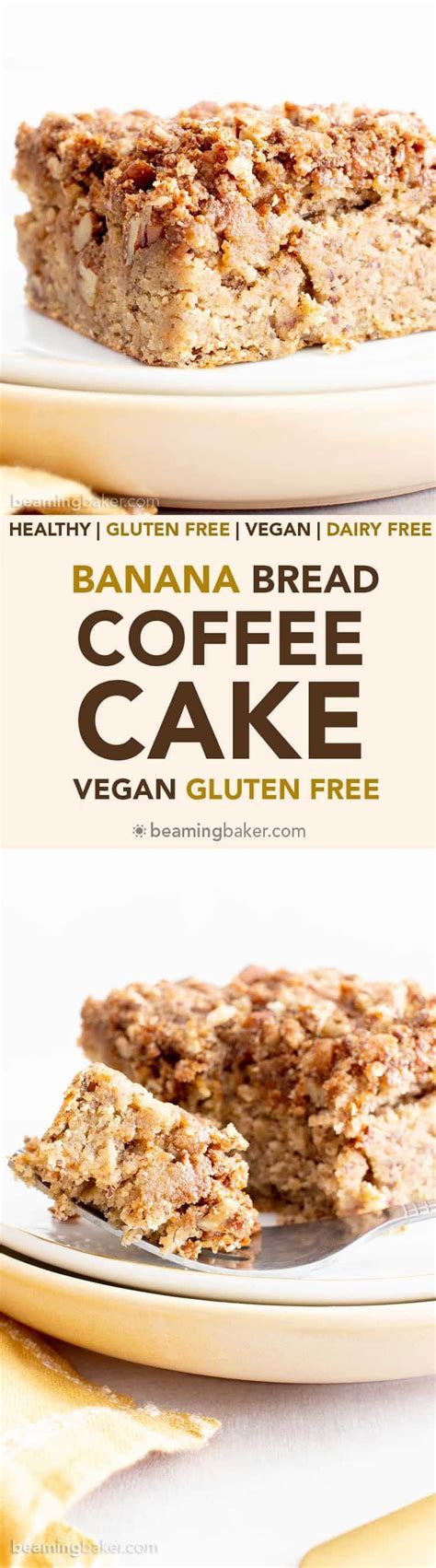 Perfectly moist and utterly delicious vegan pumpkin cake with a cinnamon buttercream frosting. Vegan Gluten Free Banana Bread Coffee Cake Recipe (V, GF ...