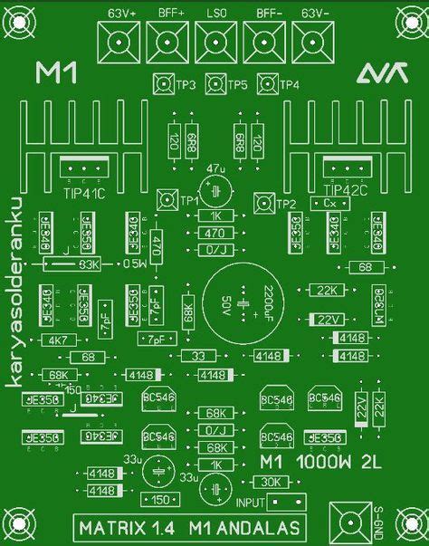 In this video you will see full circuit diagram 500 watt amplifier driver board which was sale by me and most of subscriber had. 1000W Power Amplifier Driver Matrix | Electronics circuit, Electronic circuit projects, Audio ...