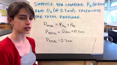 Partial pressure = total pressure * mole fraction where mole fraction is the ratio of moles of the selected gas to the moles of the entire gas mixture. Partial Pressure - YouTube