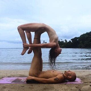 Players assume control of eight. Just hanging out, upside down. | Naked Partner Yoga ...