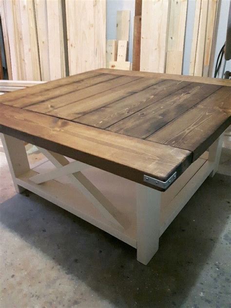 This diy square farmhouse table is one such project. Square Coffee Table Farmhouse - Coffee Table Design Ideas
