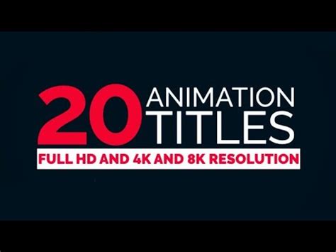 300 titles ultimate pack premiere pro templates. 20 Free Text Animation Clean Titles Template for Premiere ...