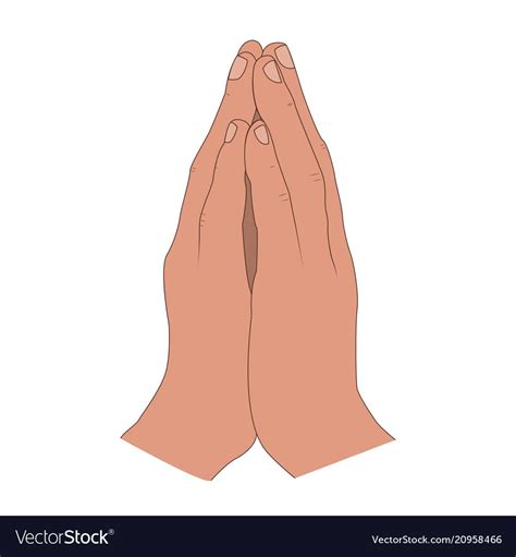 Prayer pray hands hand fold grandma folded retirement home finger woman. Human hands folded in prayer vector image on