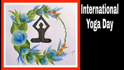 With wow 1 day painting, you're backed by proven systems and a trusted brand. International Yoga Day one stroke painting - YouTube