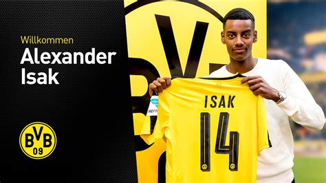 Der ausgeliehene schwede trifft, wie er will. Herzlich Willkommen in Dortmund, Alexander Isak ...