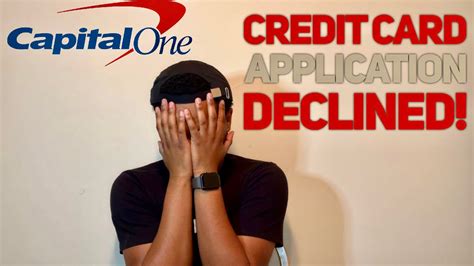 Maybe you would like to learn more about one of these? Credit Card Application Declined: Why Capital One Said No - YouTube