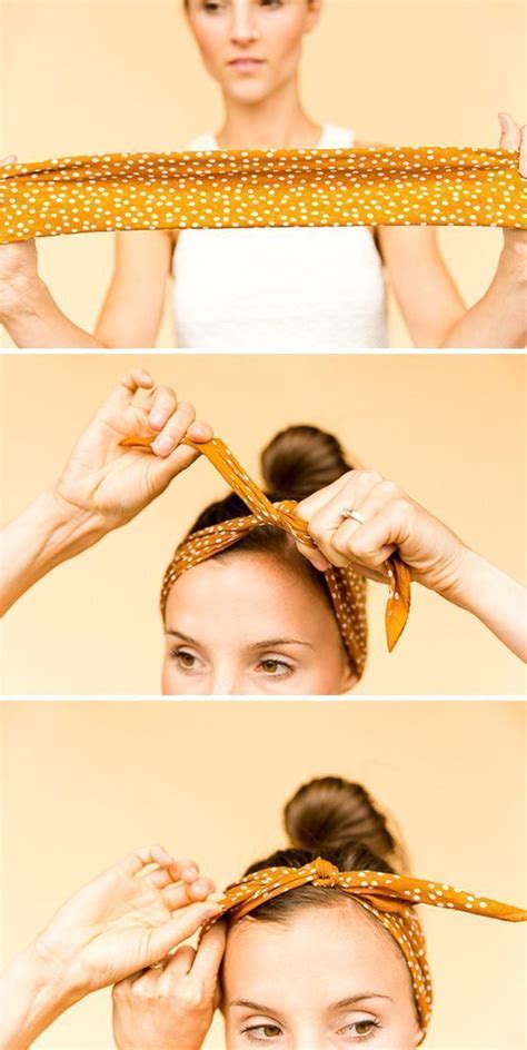 6 DIY Ways to Style a Bandana for Summer | Headband curls ...
