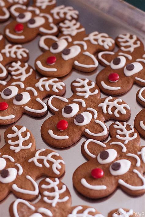 / flipping gingerbread men upside down provides the perfect shape to decorate the leave some out for santa and his reindeer and they will most certainly be impressed. Upsidedown Gingerbread Man Made Into Reindeers ...