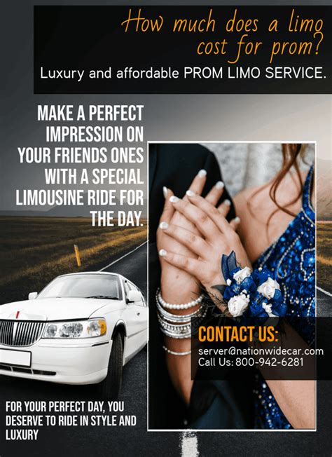 Check spelling or type a new query. How Much Does A Limo Cost For Prom? CALL US 24/7 - (800 ...